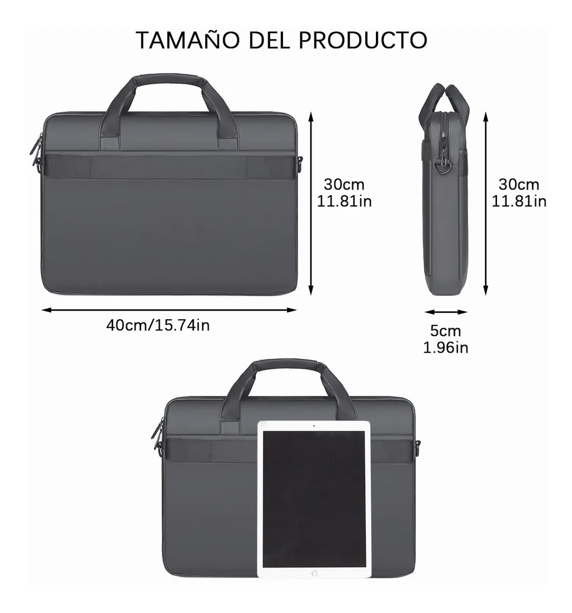 Foto 4 pulgar | Portafolios Lab.g Mochila Para Computadora  Gris Oscuro