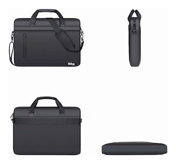 Foto 2 | Portafolios Belug Mochila Para Computadora Negro