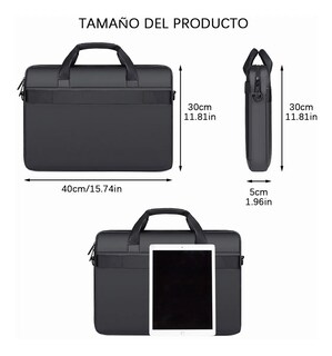 Foto 3 | Portafolios Belug Mochila Para Computadora Negro