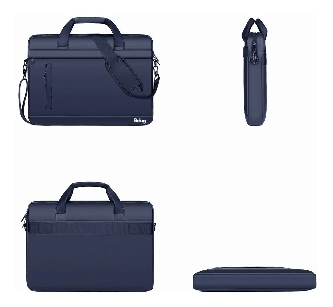 Foto 3 pulgar | Portafolios Belug Mochila Para Computadora  Azul Marino