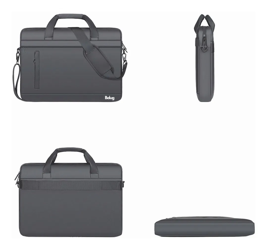 Foto 2 | Portafolios Belug Mochila Para Computadora  Gris Oscuro