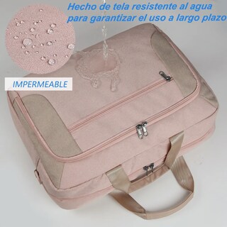Foto 4 | Impermeable Bolsa Belug Maletín Para Laptop De 15.6 Pulgadas Rosa