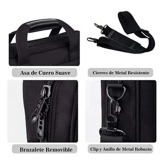 Foto 5 | Maletín Portafolio Belug Para Laptop De 15.6 In Negro