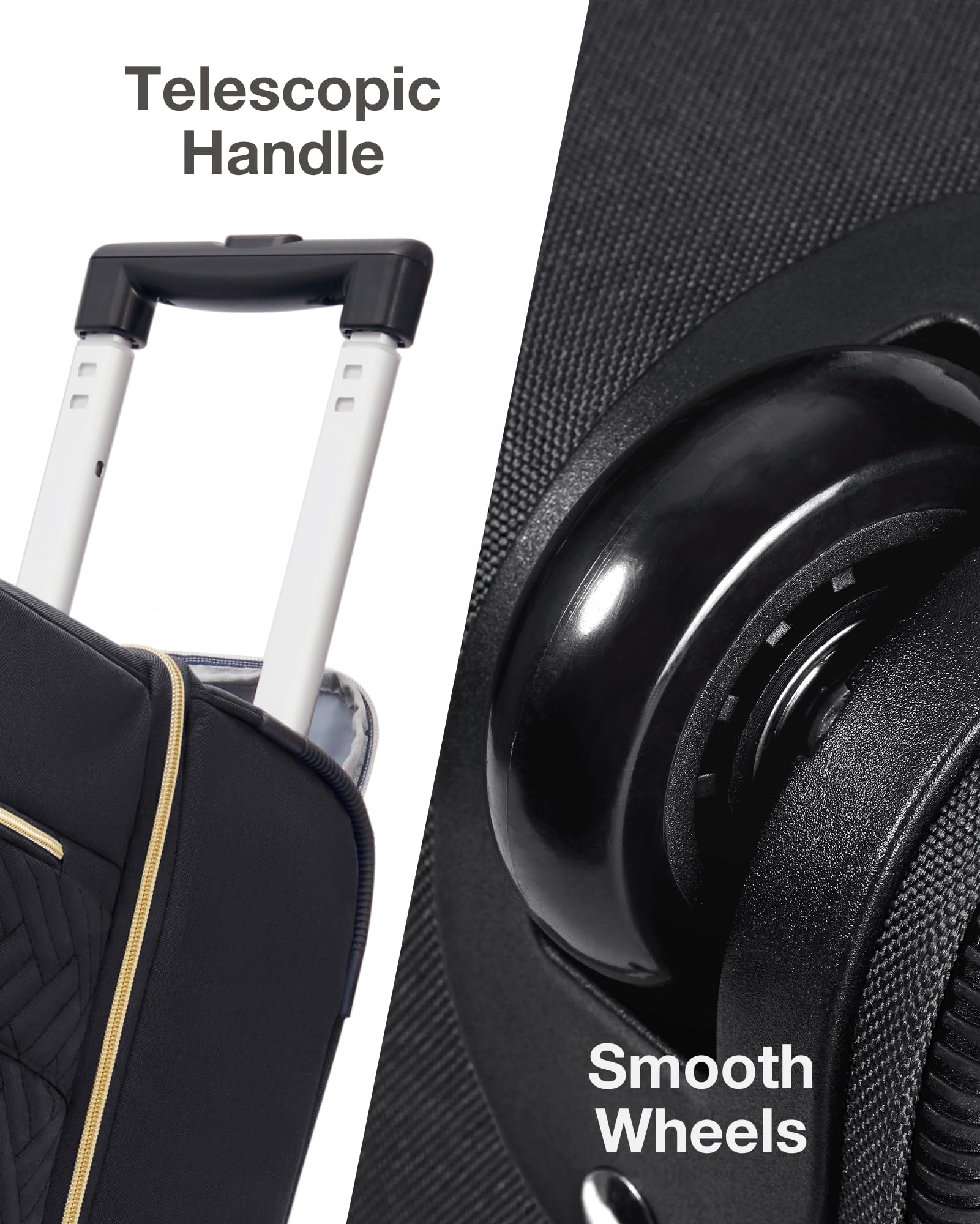 Foto 6 pulgar | Bolsa De Viaje Con Ruedas Bagsmart Para Equipaje De Mano Con Ruedas, 45 Litros - Venta Internacional.