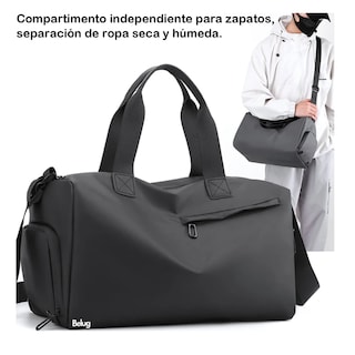 Foto 2 | Maleta Deportiva Bolsa Gym Belug Negro