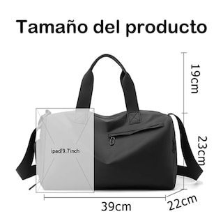 Foto 3 | Maleta Deportiva Bolsa Gym Belug Negro