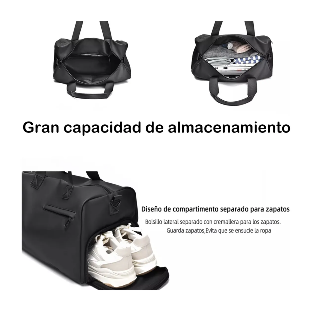 Foto 5 pulgar | Maleta Deportiva Bolsa Gym Belug  Negro