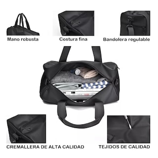Foto 5 | Maleta Deportiva Bolsa Gym Belug Negro