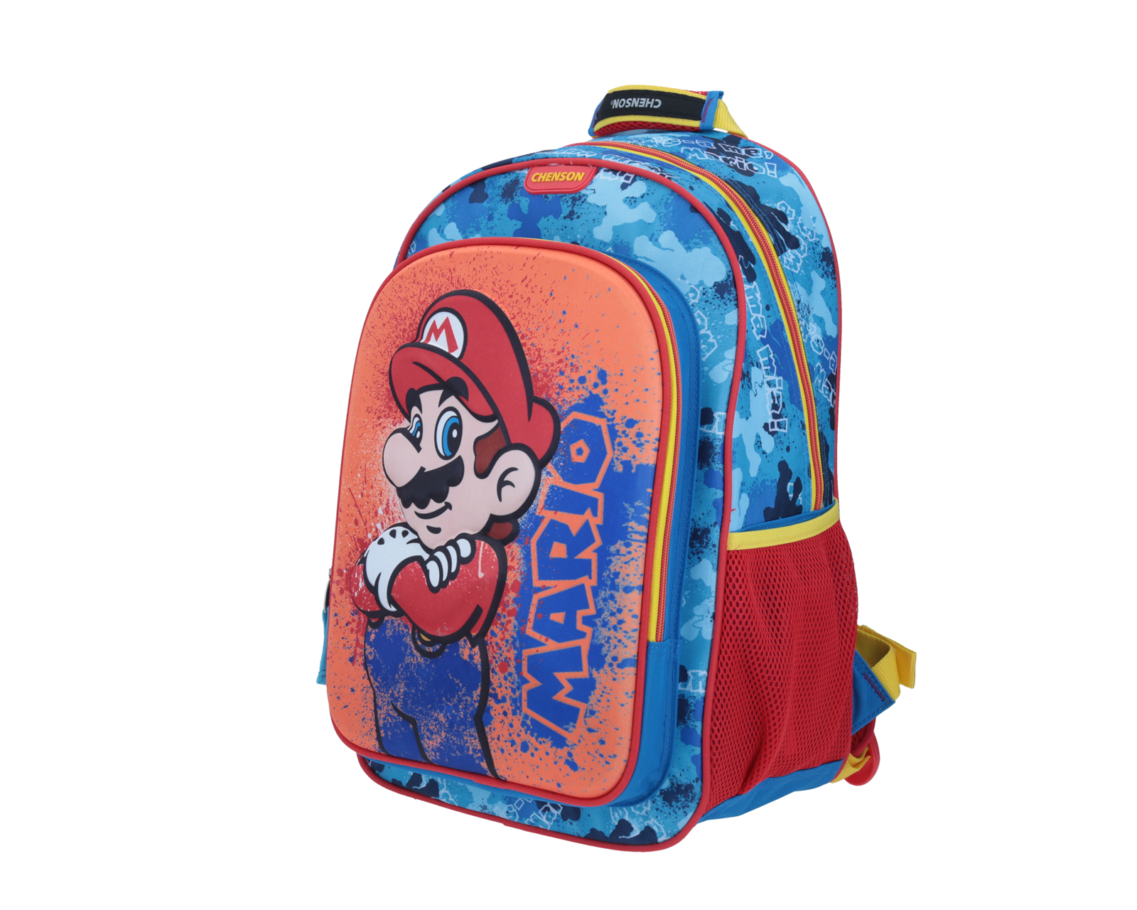 Foto 3 pulgar | Mochila Grande color Azul Chenson Mario Bros Splash