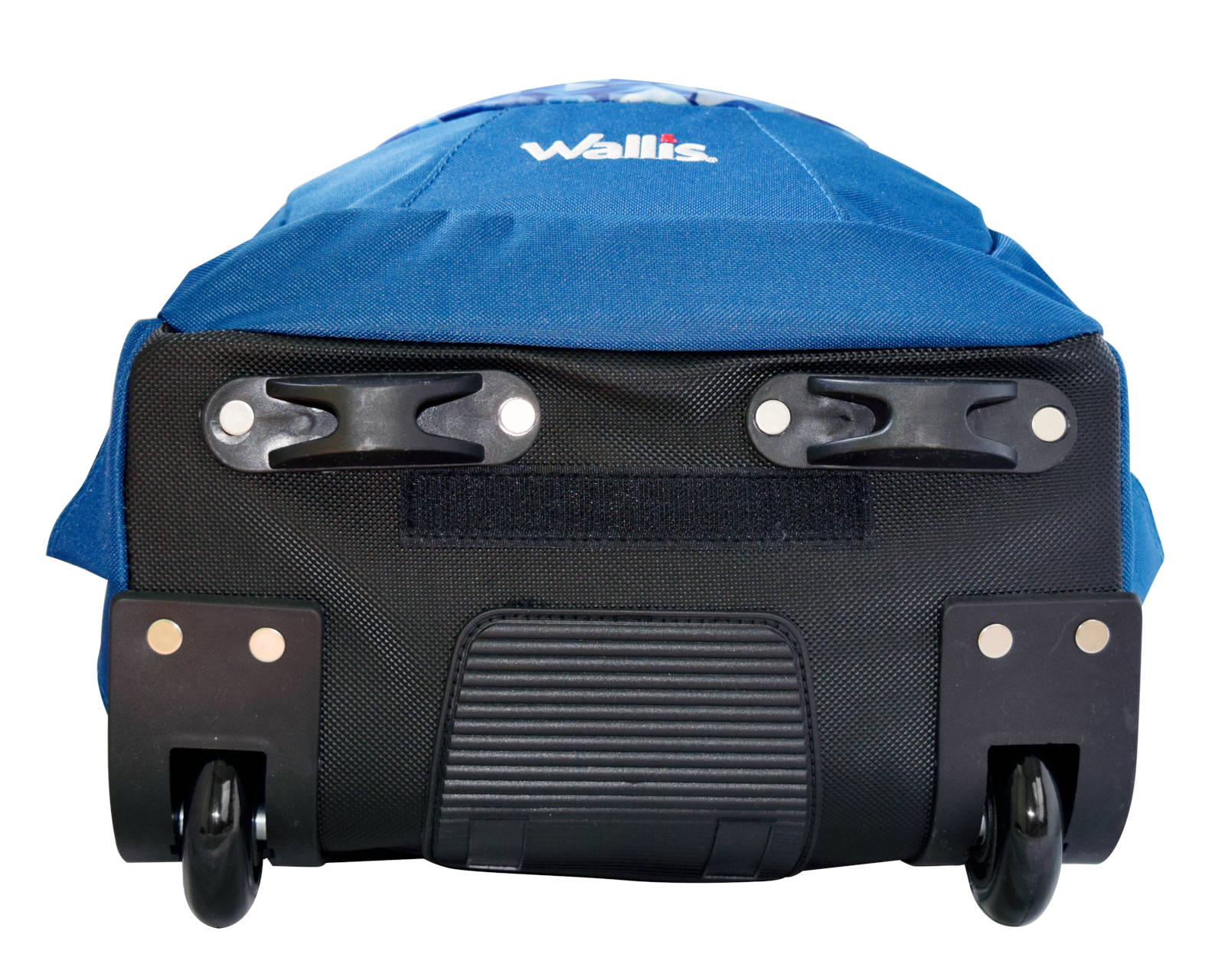 Foto 5 pulgar | Mochila Wallis Fun Cuadros color Azul con Ruedas