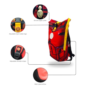 Foto 6 | Mochila Marvel Iron Man Power color Rojo