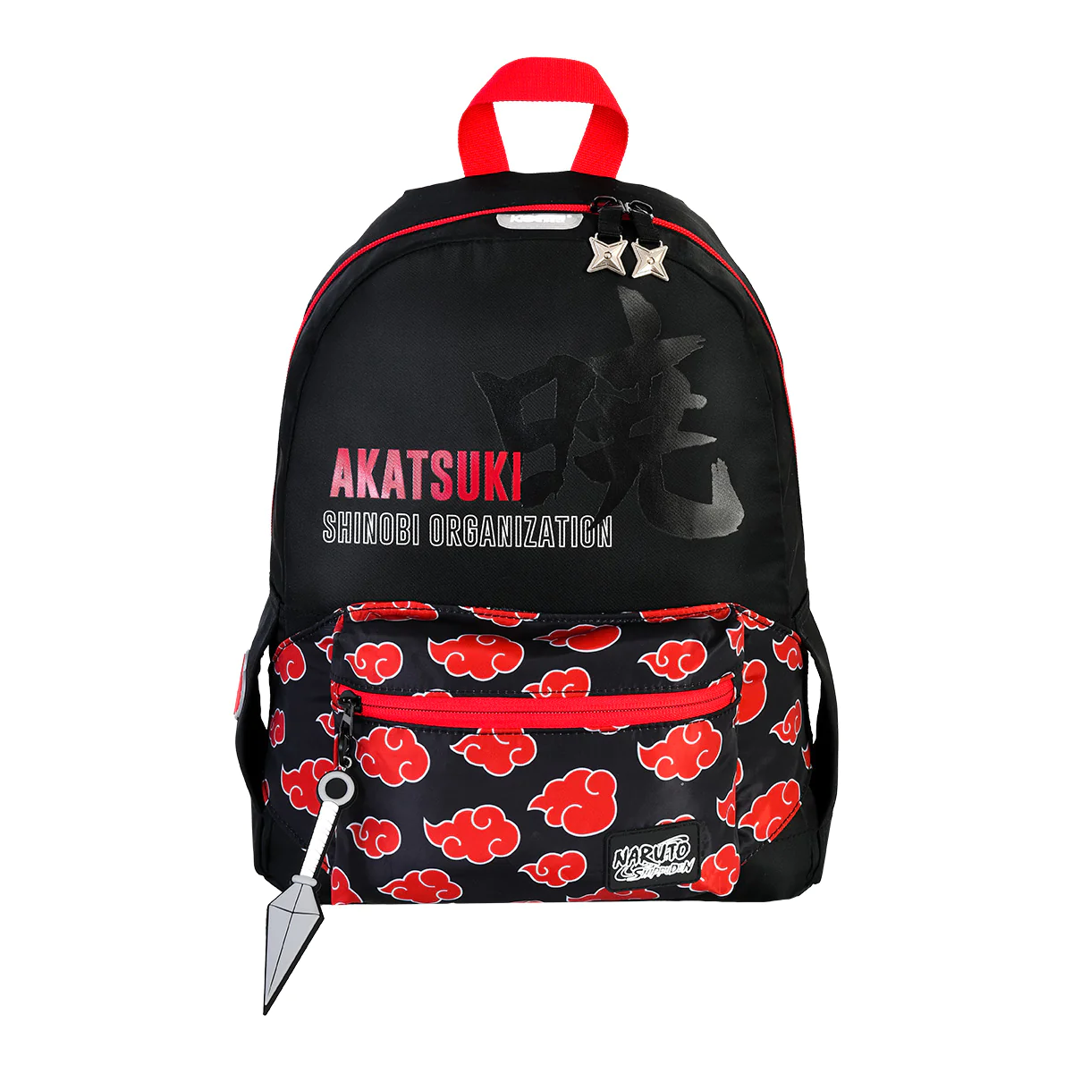 Mini Mochila Akatsuki con Cangurera Desmontable Naruto Edición Limitada