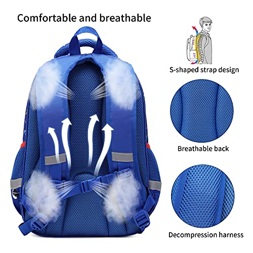 Foto 5 pulgar | Venta Internacional - Mochila Escolar Cusangel color Azul 15.6''