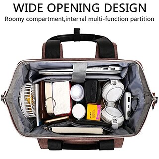 Foto 3 | Venta Internacional - Mochila Para Portátil Mujeres, Elegante Doctoras, Enfermeras, Profesoras, Trabajo Y Viajes-