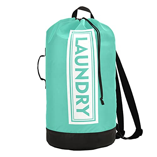 Venta Internacional - Mochila Lavandería Turquesa Con Correas Ajustables