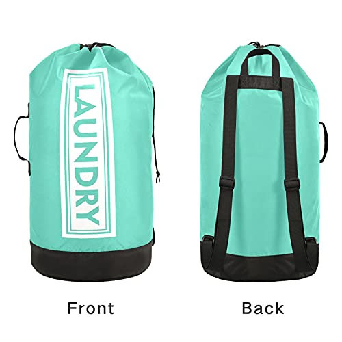 Foto 4 pulgar | Venta Internacional - Mochila Lavandería Turquesa Con Correas Ajustables