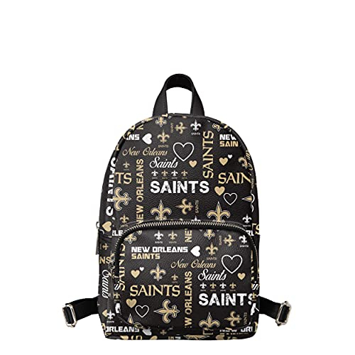 Foto 2 pulgar | Venta Internacional - Mochila Mini De La Nfl Con El Logo De Los New Orleans Saints