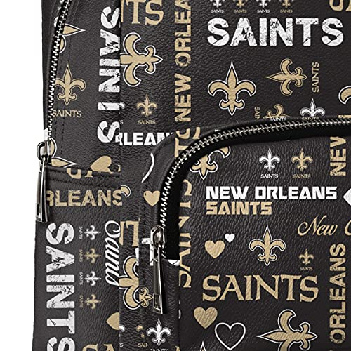 Foto 5 pulgar | Venta Internacional - Mochila Mini De La Nfl Con El Logo De Los New Orleans Saints