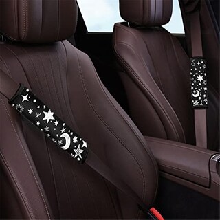 Foto 3 | Venta Internacional - Título: Funda Correa Cinturón Auto Luna Y Estrellas 2 Pcs Forchrinse P/ Coche, Camión, Su