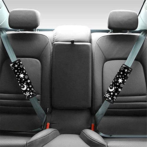 Foto 5 pulgar | Venta Internacional - Título: Funda Correa Cinturón Auto Luna Y Estrellas 2 Pcs Forchrinse P/ Coche, Camión, Su