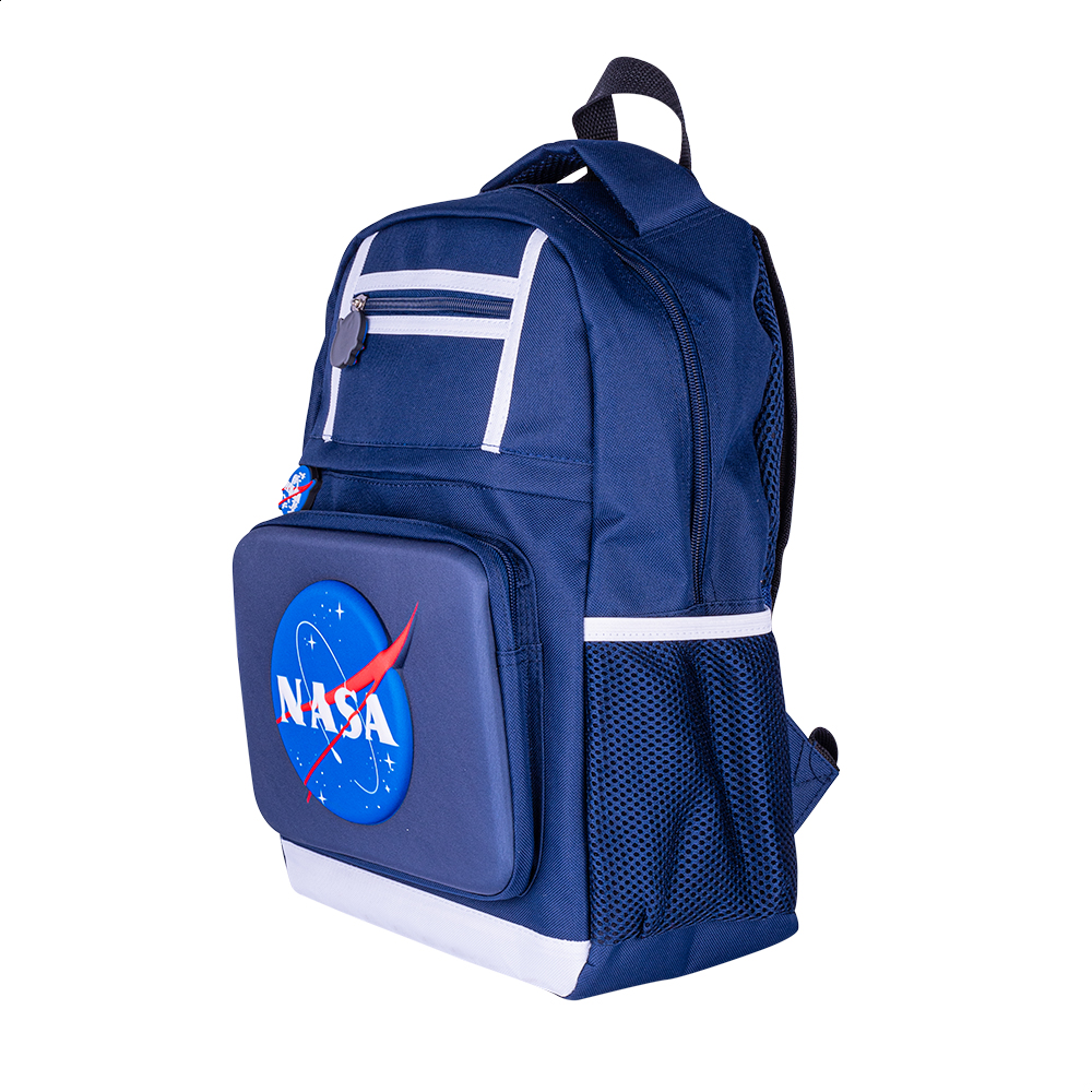 Foto 2 | Techzone Mochila Escolar Logo Oficial De Nasa, Diseño De Astronauta En 3d Y 4 Amplios Compartimentos