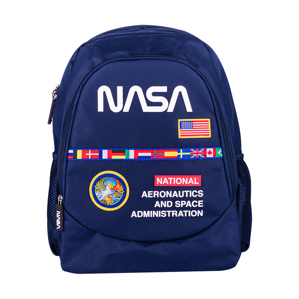 Techzone Mochila Escolar Diseño Project Nasa Oficial Dos Amplios Compartimentos Con Bolsas Laterales De Malla