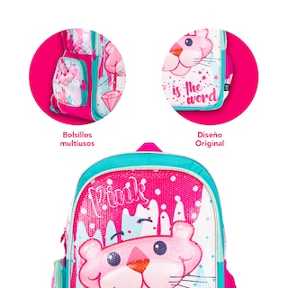 Foto 4 | Mochila Escolar Pantera Rosa Pink Is The Word