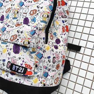Foto 2 | Venta Internacional-Mochila Bt21 Escolar