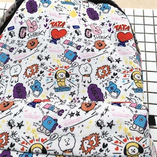 Foto 3 | Venta Internacional-Mochila Bt21 Escolar