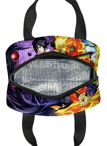 Foto 2 pulgar | Venta Internacional - Mochila Escolar Naruto de Doble Cara con Lonchera 2 Piezas