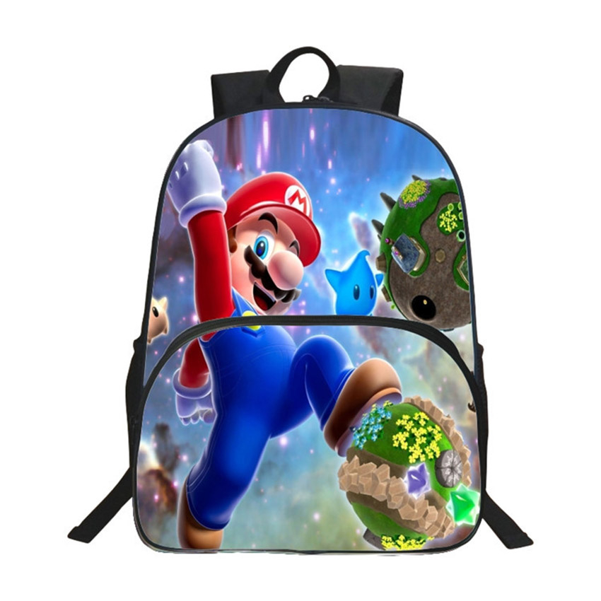 Foto 2 pulgar | Venta Internacional - Mochila con Estampado de Mario para Niño