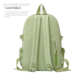 Foto 3 | Venta Internacional-set De Mochila Escolar Juvenile Bolígrafo Verde Claro