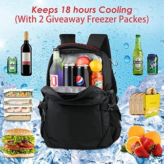 Foto 4 | Venta Internacional- Mochila Nevera Outxe 22L Bolsa Portátil 15.6'' Negro