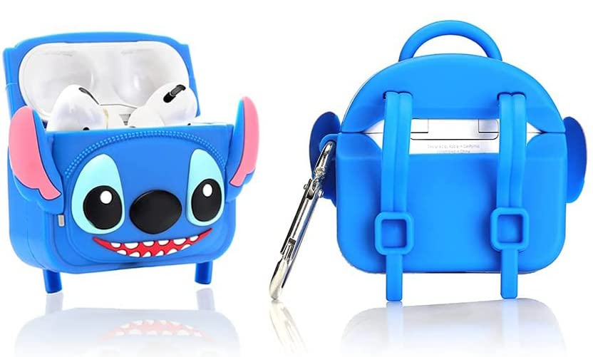 Foto 2 pulgar | Venta Internacional - Estuche Mochila Stitch para Airpods Pro Funda Protectora Silicona