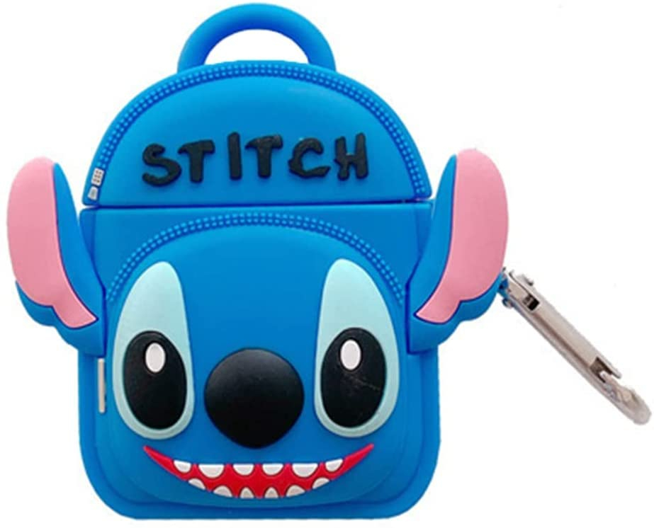 Foto 3 pulgar | Venta Internacional - Estuche Mochila Stitch para Airpods Pro Funda Protectora Silicona