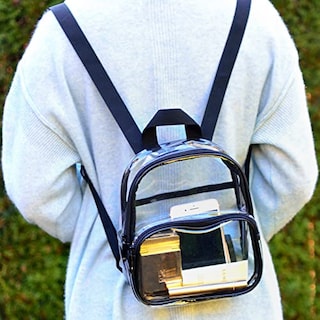 Foto 3 | Venta Internacional - Mochila Transparente Mini Youngever