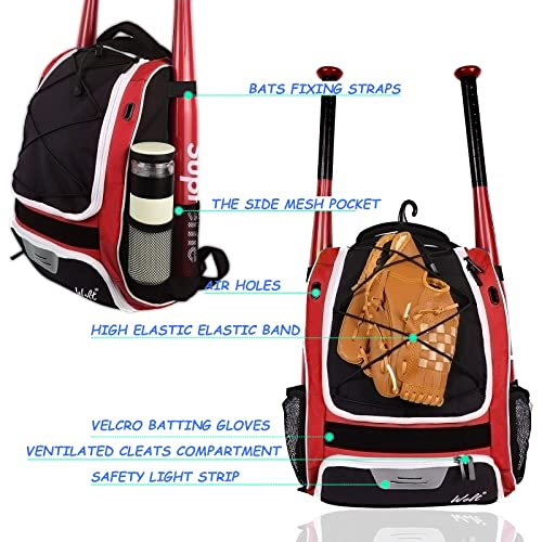 Foto 5 pulgar | Venta Internacional -Mochila Beisbol Juvenil