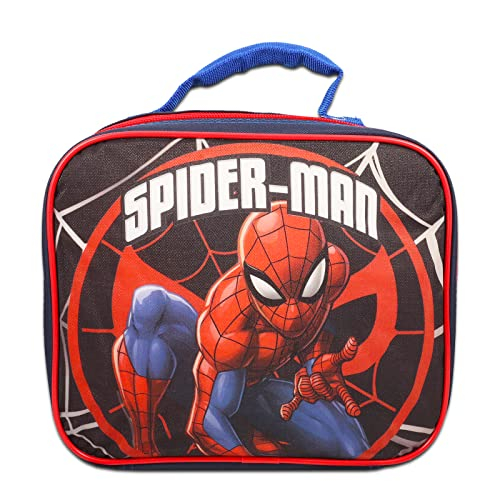 Foto 2 | Venta Internacional - Lonchera Escolar para Niño Spiderman + Botella de Agua + Pegatinas + Gancho