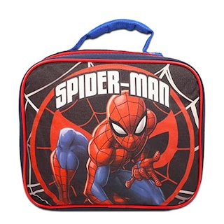 Foto 2 | Venta Internacional - Lonchera Escolar para Niño Spiderman + Botella de Agua + Pegatinas + Gancho