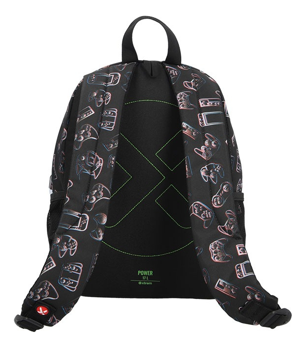 Foto 4 pulgar | Mochila Escolar Xtrem Power 311 con Diseño en el Frente Negro