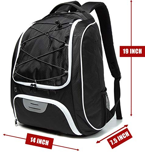 Foto 5 pulgar | Venta Internacional - Mochila de Beisbol Airttuz para Jóvenes o Adultos con Compartimento para Zapatos y Gancho