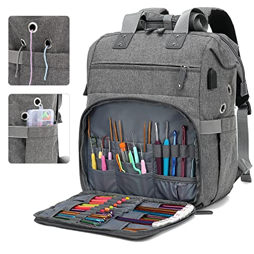 Foto 4 pulgar | Venta Internacional - Mochila Organizadora Hilos Bolso Viaje con Puerto Carga Usb