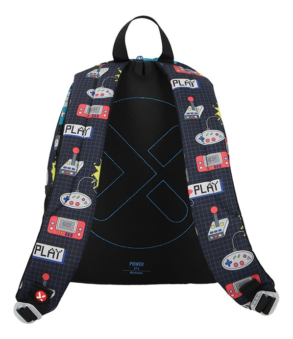 Foto 2 | Mochila Escolar Xtrem Power 311 con Diseño en el Frente Azul