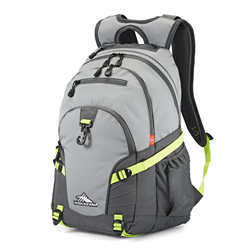 Venta Internacional - Mochila High Sierra Loop Gris Acero Mercurio Verde Neón Talla Única