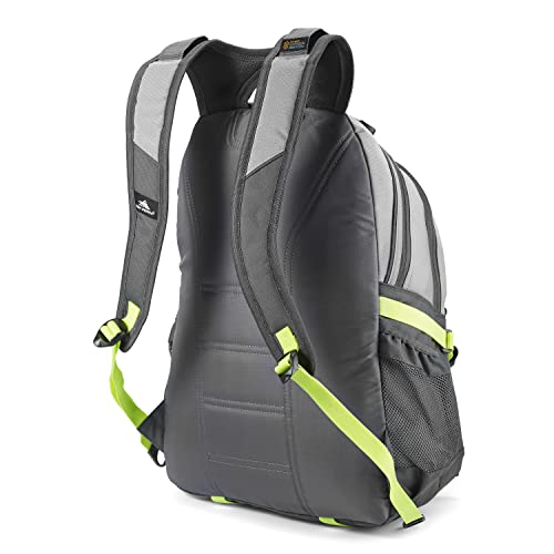 Foto 4 pulgar | Venta Internacional - Mochila High Sierra Loop Gris Acero Mercurio Verde Neón Talla Única