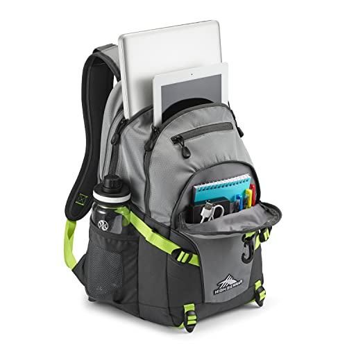 Foto 5 pulgar | Venta Internacional - Mochila High Sierra Loop Gris Acero Mercurio Verde Neón Talla Única