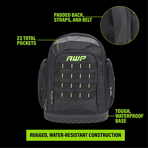 Foto 4 pulgar | Venta Internacional - Mochila AWP Extreme Resistente Poliéster Base Moldeada Impermeable Correas Acolchadas