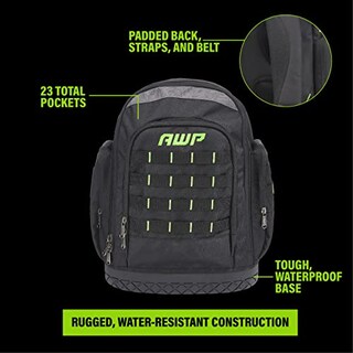 Foto 3 | Venta Internacional - Mochila AWP Extreme Resistente Poliéster Base Moldeada Impermeable Correas Acolchadas