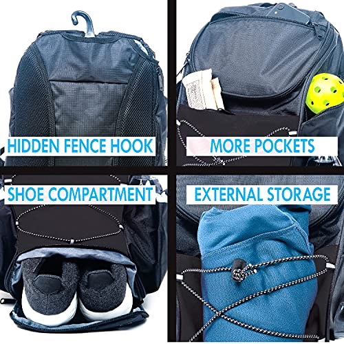 Foto 4 pulgar | Venta Internacional - Mochila de Pickleball Athletico Negra