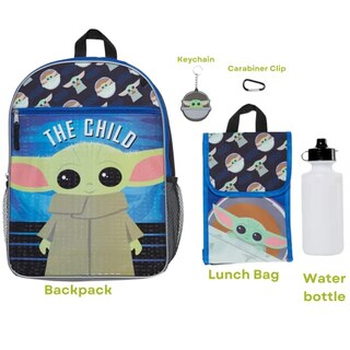 Foto 2 | Venta Internacional - Conjunto Mochila Ralme Star Wars con Bolsa Almuerzo y Botella Agua